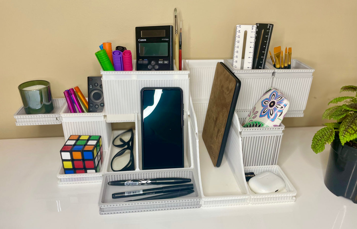 High-wall Module Desk Part (8x8x10cm)