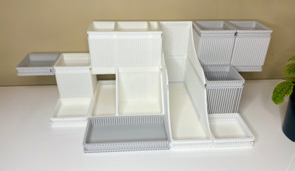 Angled-wall Module Desk Part (24x8x18cm)