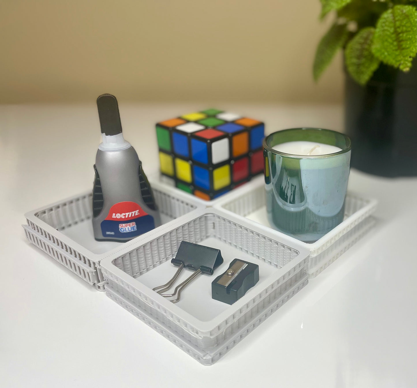 Low-wall Desk Part (8x8x2cm)