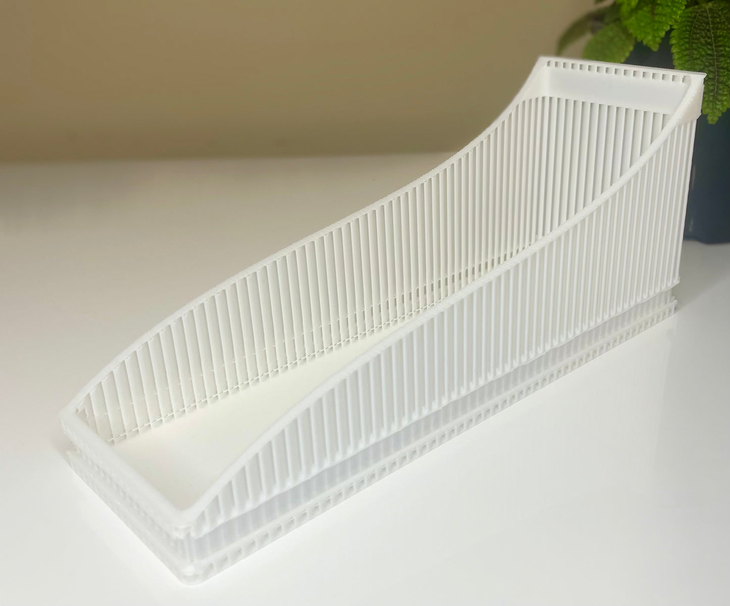 Angled-wall Module Desk Part (24x8x10cm)