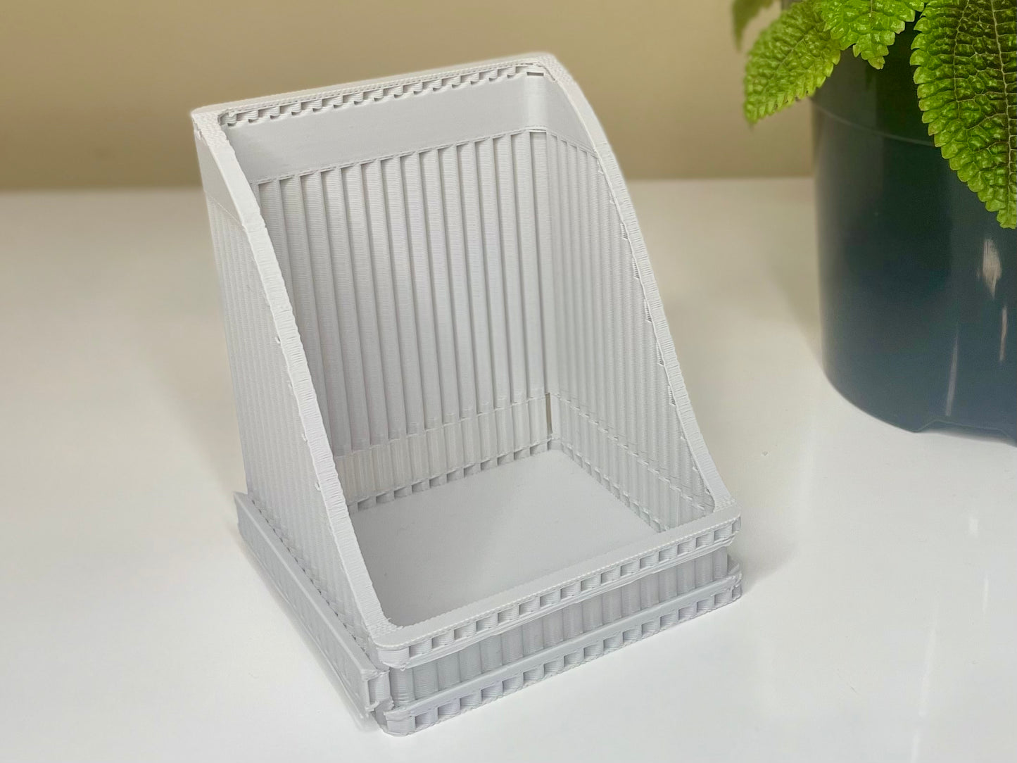 Angled-wall Module Desk Part (8x8x10cm)