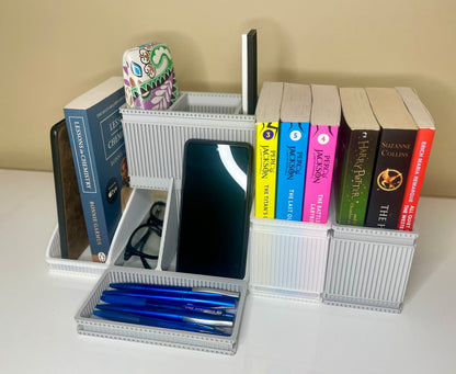 Angled-wall Module Desk Part (16x8x10cm)